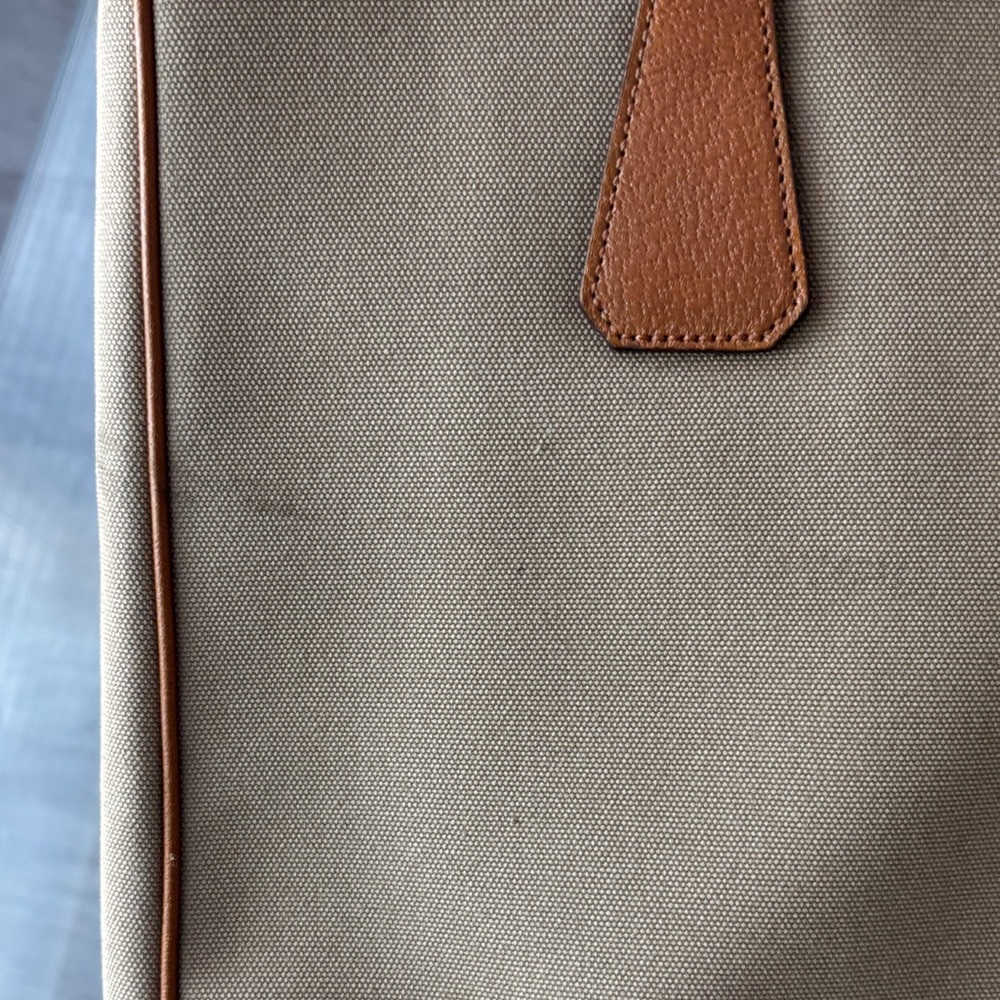 Prada Beige and Orange Women's Tote Bag - Picture 16 of 16